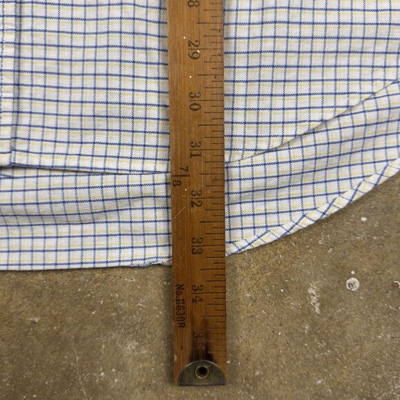 VTG Ruddock‎ Pearl Snap Western Shirt Men’s 17.5/35 Classic Fit Plaid USA Made - Picture 7 of 8
